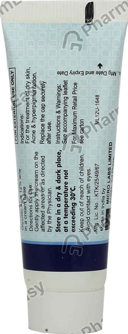 Glyco 12 % Cream (30): Uses, Side Effects, Price & Dosage | PharmEasy