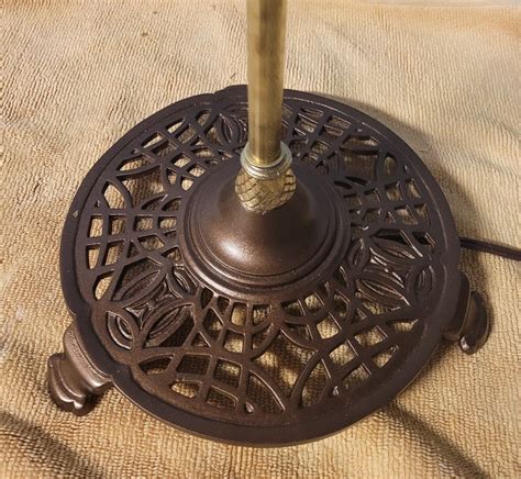 Vtg Antique Rembrandt Floor Lamp Candelabra Style 3 Way Light Signed ...