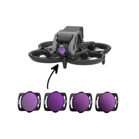 4 In1 Filter Set for DJI Avata and O3 air Unit Gimbal Camera Lens Nd F ...
