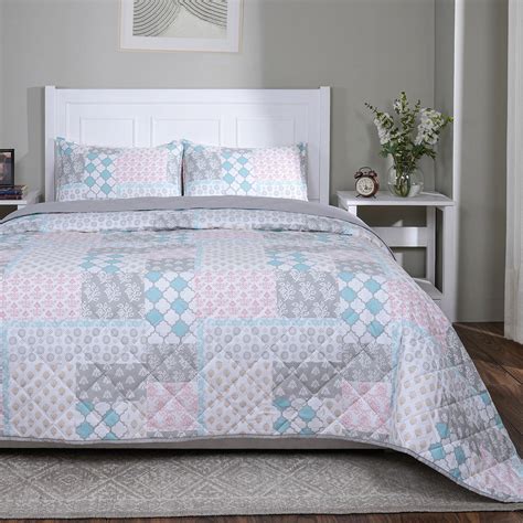 Buy Hermosa Sensory Bloom Lennon Quilt Blue