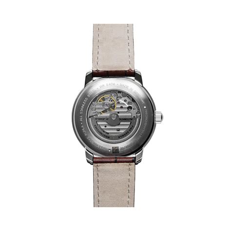 Buy Zeppelin Mens Automatic Watch With 24-Hour Display and Leather ...