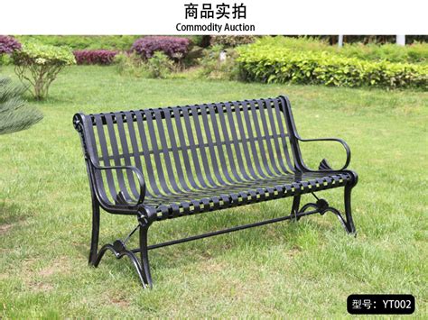 铁艺公园椅铸铁休闲双人座椅铸铝镀锌板户外带靠背高档小区欧式椅-阿里巴巴