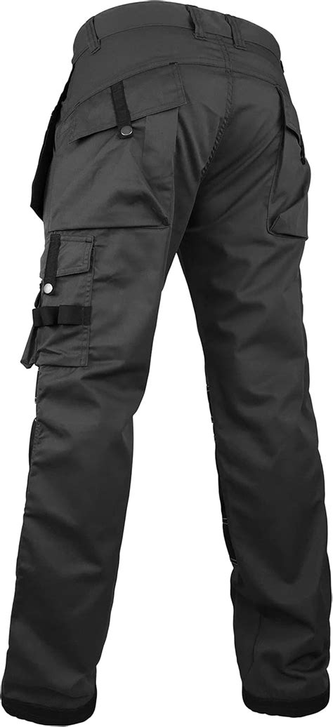 Buy Fashio Mens Cordura Pants Utility Tool Pockets Carpenter Heavy Duty ...