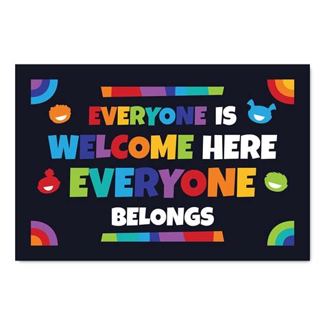Everyone Is Welcome Bulletin Board Paper at Pamela Adkins blog