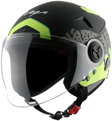 VEGA Blaze Dx Bz2 Full Face Motorcycling Helmet Dull Black Neon Yellow ...