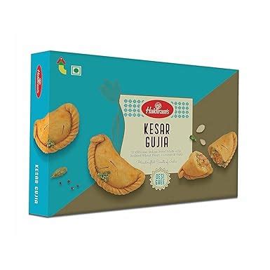 Haldiram's Kesar Gujia 400g | Fresh Indian Traditional Mithai | Gujiya ...