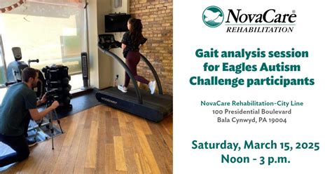 Gait analysis session for Eagles Autism Challenge participants ...