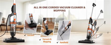 SEZNIK Turbo Sweep 3-in-1 Handheld Vacuum Cleaner