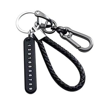 Force24 - Keychain Anti-Lost For Keys With Phone Number Tag Metal Key ...