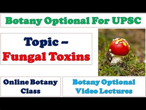 Fungal Toxins: Mycotoxins: Toxins Produced by Fungi: Mycology ...