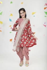 AJ Dezines Girls Festive & Party Kurta and Pyjama Set Price in India ...