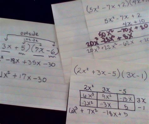 Image result for Learning Multiplying Polynomials