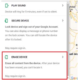 Find My Device Password 的图像结果