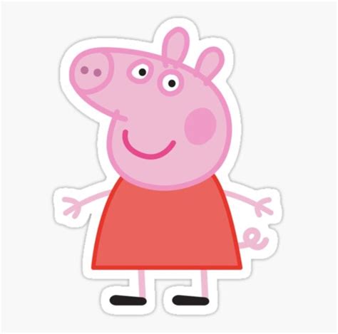 Stickers de Peppa Pig: 7 plantillas bonitas de estampas para imprimir