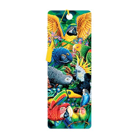 Buy 3D LiveLife Bookmark - Birds of The Tropics from Deluxebase. A ...