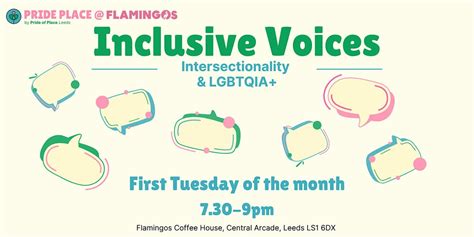 Inclusive Voices: Intersectionality & LGBTQIA+, Flamingos Coffee House ...