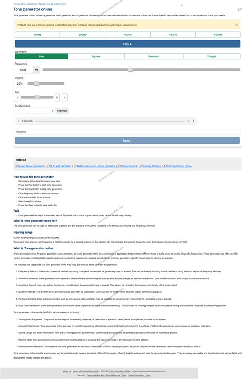Audio Tone Generator 的图像结果
