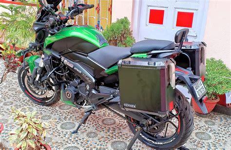 Konnen Motorcycle Pannier Standard Side Case (Pair) for Bajaj Dominar ...