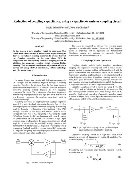 Capacitance Coupling 的图像结果