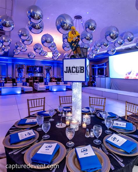 Bar Mitzvahs Gallery · Party & Event Décor · Balloon Artistry | Bar mitzvah centerpieces, Bar ...