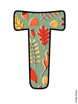 MEET OUR 'TREE'FIC TEAM! Fall Leaves Bulletin Board Letters by Swati Sharma