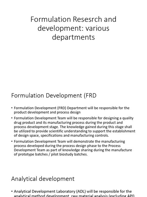 Image result for Formulation Development Report