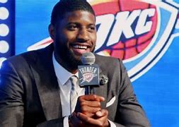 Image result for Paul George Signs with OKC