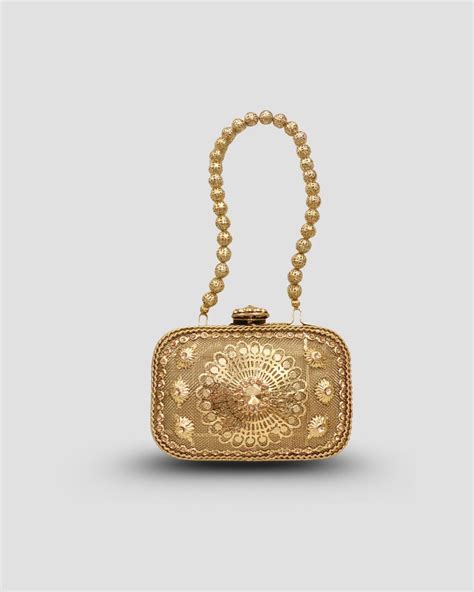 Tassel Box Clutch with Wrist Loop. – Zevar & Zari By Reema