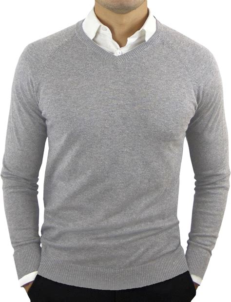 CC Perfect Slim Fit V Neck Sweaters for Men | Lightweight Breathable ...