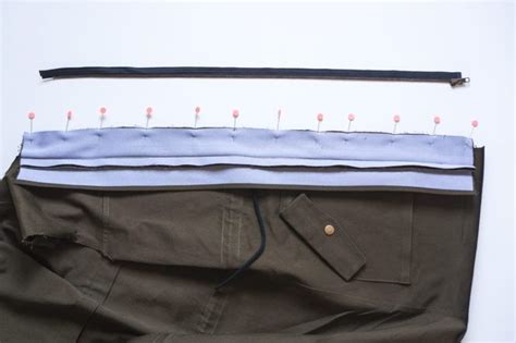 Image result for Jacket Zipper Placket Tutorial