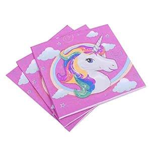 Funcart Unicorn Birthday Lunch Paper Napkin(10pcs/Pack), | Printed ...