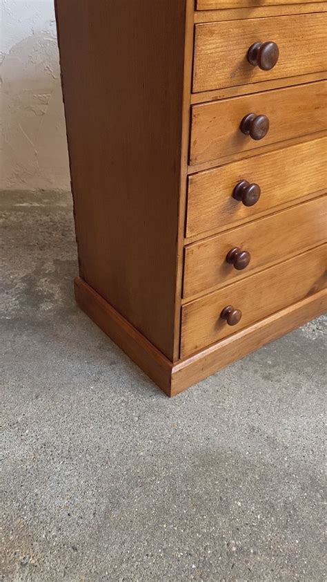 Antique Pine English Nest of Drawers c. 1900 – Knosen Antiques