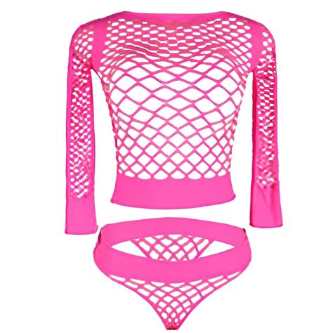 Women’s Transparent Two-Piece Lingerie Bodystocking