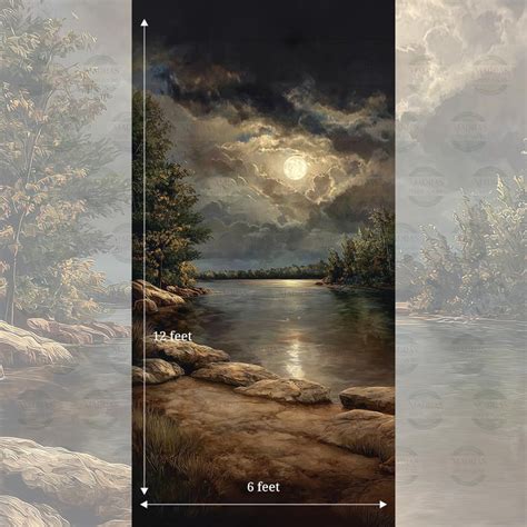 Moonlit Pond - Maternity Backdrops – Madras Prop Store