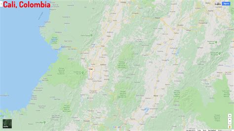 Cali Map - Colombia