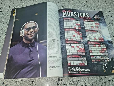 201516 CLEVELAND CAVALIERS NBA BASKETBALL THE SWORD YEARBOOK PROGRAM ...