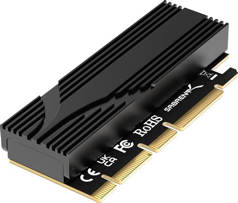 SABRENT Tarjeta complementaria (AIC) Adaptador M.2 NVMe SSD a PCIe x16 ...