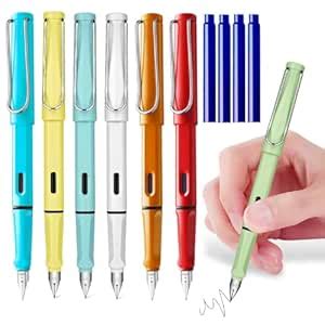 SUPER TOY Fountain Pen for Students with 4 Ink Cartridge Refills – Ink ...