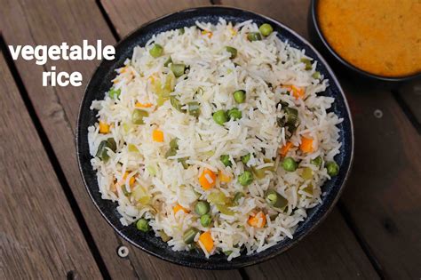 vegetable rice recipe | mix veg rice | quick one pot vegetable rice ...