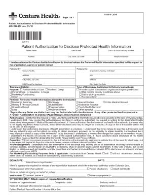 Fillable Online stanthonyhosp Patient Label Page 1 of 1 Patient ...
