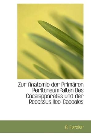 Zur Anatomie Der Primaren Peritoneumfalten Des Cacalapparates Und Der ...
