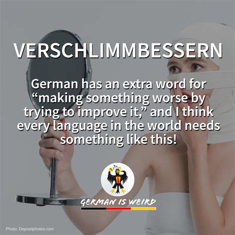 German is Weird - verschlimmbessern - Funny German words
