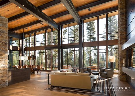 Lake Tahoe Martis Camp, Mountain Modern Interior Design Project. Lake ...