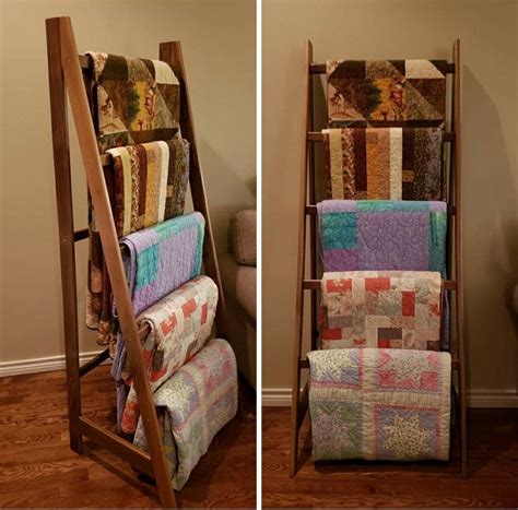 DIY Quilt Ladder: A Creative Display Solution