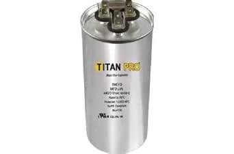 Titan TRCFD405 Dual Rated Motor Run Capacitor Round MFD 40/5 Volts 440/ ...