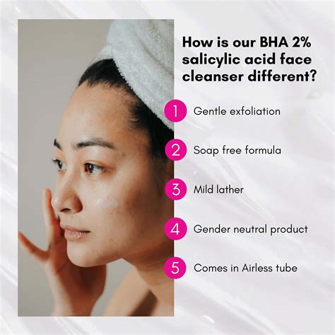 Buy COS-IQ SALICYLIC ACID 2% FACE CLEANSER WITH BHA - FACE WASH FOR ...