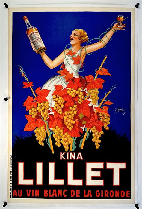 Kina Lillet by Robys, Original Vintage Poster - Authentic Vintage Posters