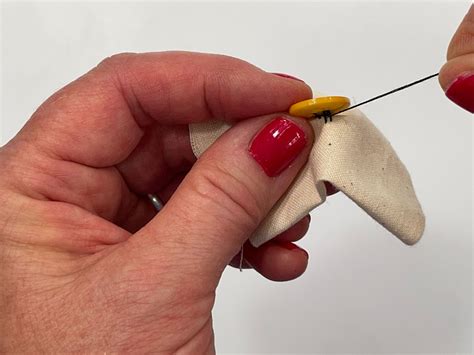Image result for Sewing a Button Tutorial