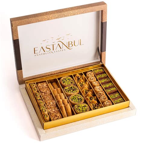 Eastanbul Baklava & Dubai Chocolate Bar Gift Set: India | Ubuy