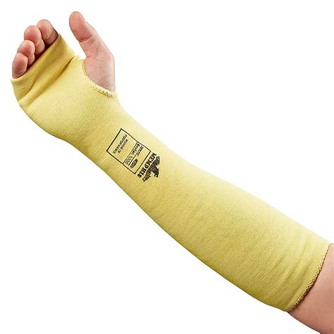 Kevlar® Cut Resistant Sleeve with Thumbhole - 18" S-11432 - ULINE